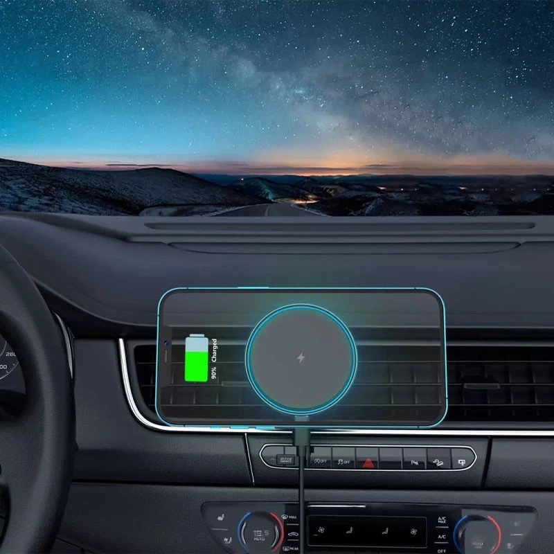 Автотримач з БЗП Proove Magic Circle 15W – silver. Фото 3 з 4