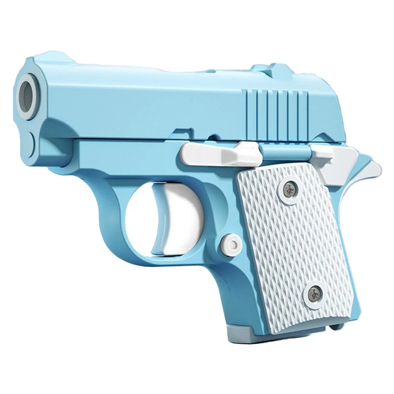 Детский игрушечный пистолет-антистресс – Blue / White. Фото 1 из 3
