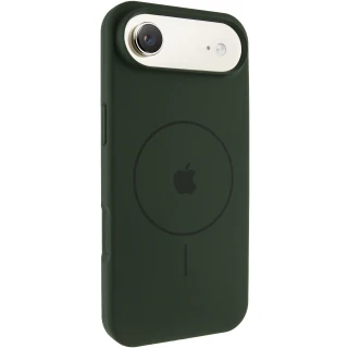 Чехол Silicone Case Full Protective (AA) V2 with MagSafe для Apple iPhone 17 Air (6.5") — Зеленый / Cyprus Green