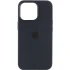 Чохол Silicone case (AAA) with Magsafe and Animation для Apple iPhone 13 Pro (6.1") – Чорний / Midnight. Фото 2 з 7