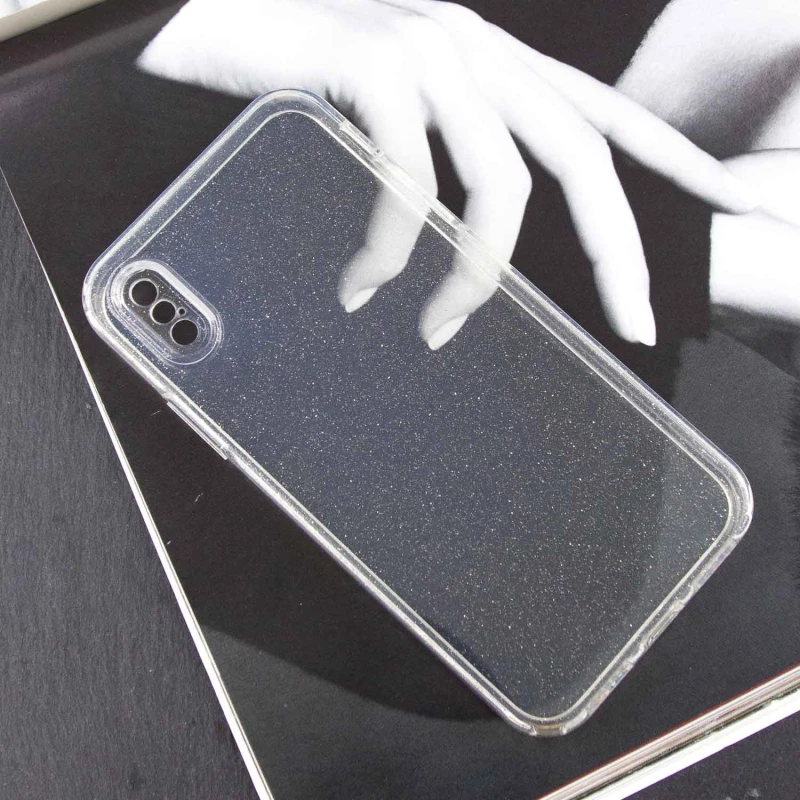 Прозорий чохол з блискітками Apple iPhone X (5.8") – Clear. Фото 4 з 12