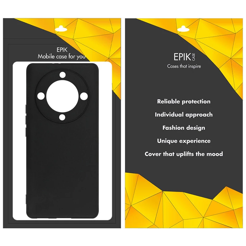 Чорний силіконовий чохол Epik із захистом камери на Huawei Magic6 Lite – Чорний. Фото 2 з 2