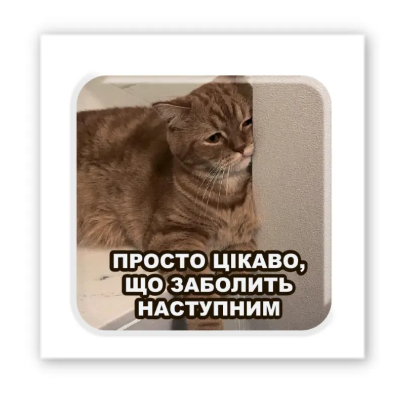 Стікер 3D до 5см Animal Collection – Все болить. Фото 2 з 6