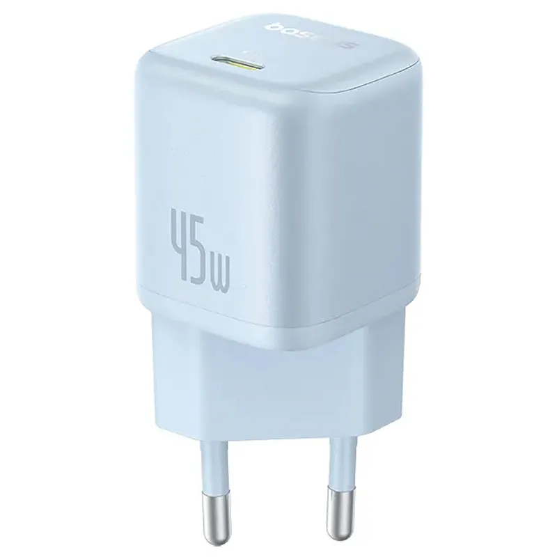 МЗП Baseus PicoGo GaN Fast Charger 45W (1USB-C) (P10176800) – Galaxy Blue. Фото 1 з 5