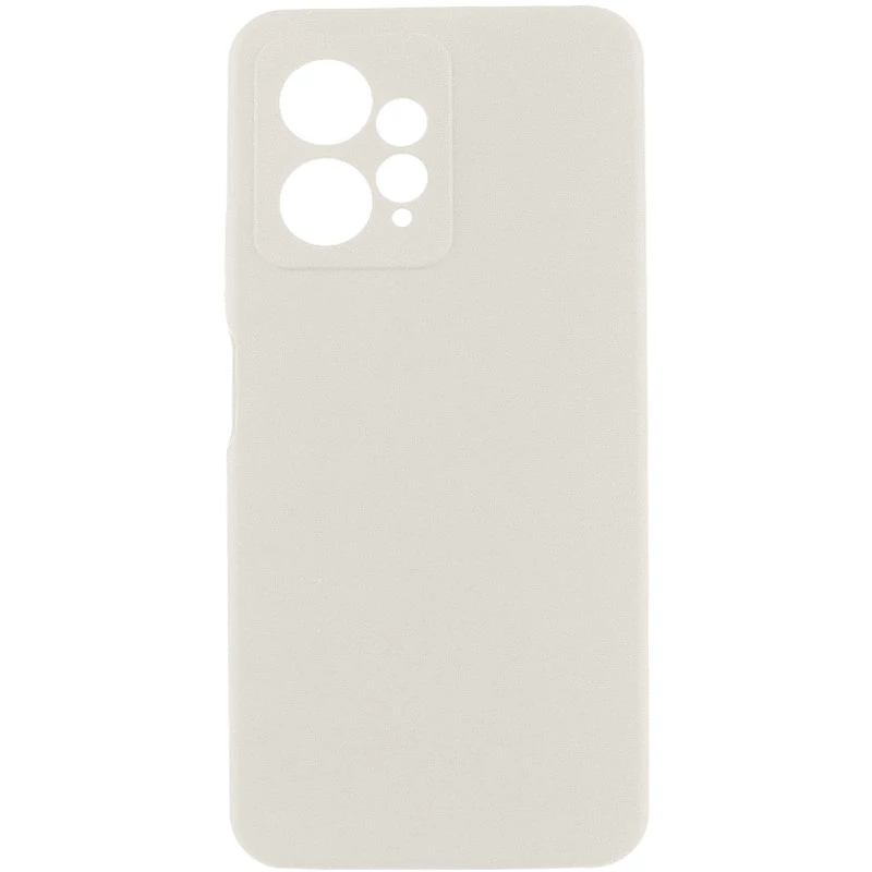Чохол Silicone Case Lakshmi Premium з закритою камерою на Xiaomi Redmi Note 12 4G – Білий / White. Фото 1 з 1