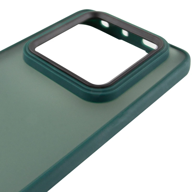 Чохол TPU+PC Lyon Frosted на Xiaomi Redmi Note 15 4G/5G (EU) – Green. Фото 4 з 5