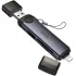 Картридер Hoco HB56A Victory 5in1 Lightning/USB2.0 to SD/TF3.0 + USB 2.0 – Metal gray. Фото 3 з 6