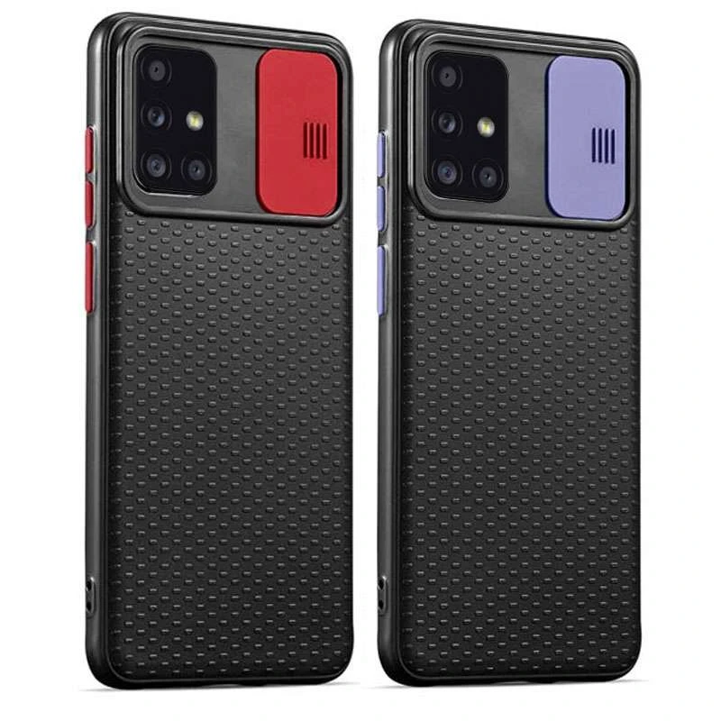 

Силіконовий чохол зі шторкою для камери на Samsung Galaxy A71