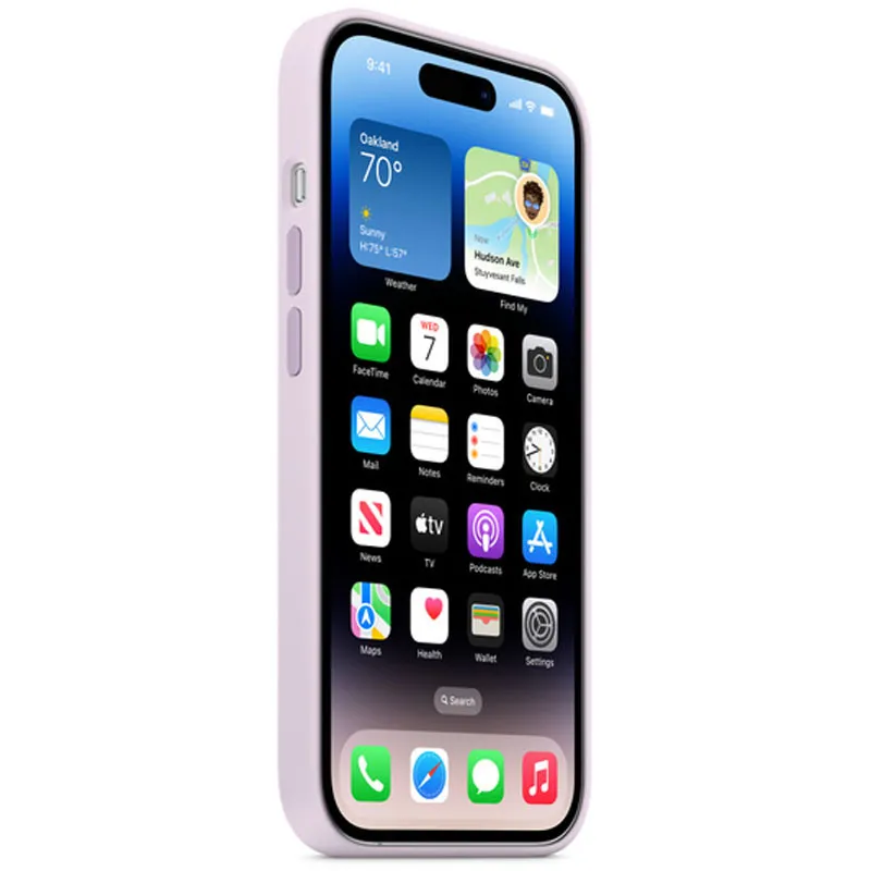 Чехол Silk Full Protective (AA) NO LOGO для Apple iPhone 13 Pro (6.1") – Сиреневый / Lilac. Фото 5 из 13