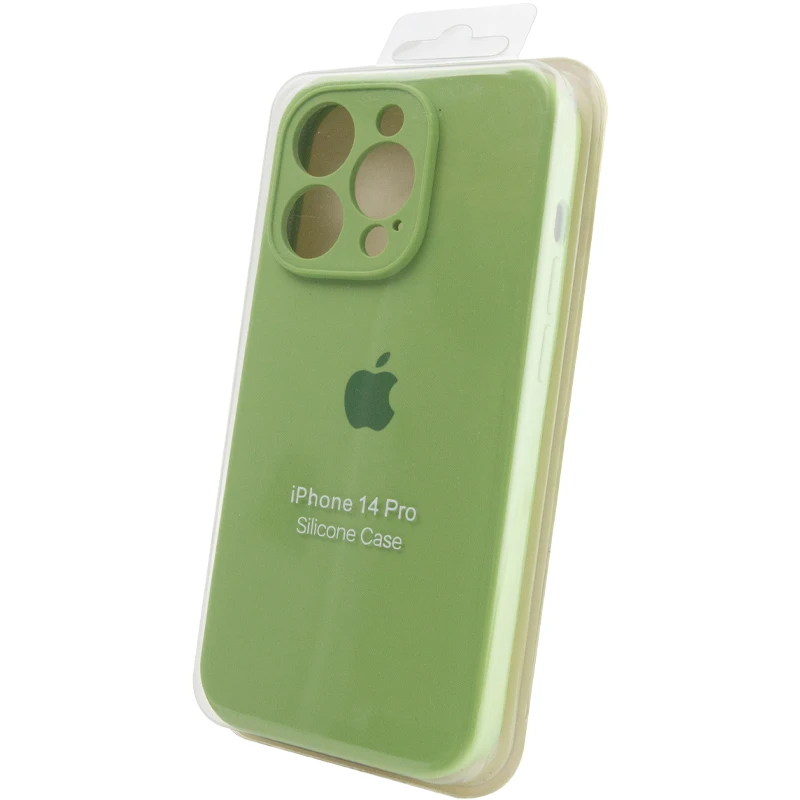 Чохол Silicone Case з захистом камери на Apple iPhone 14 Pro (6.1") – М'ятний / Mint. Фото 8 з 9