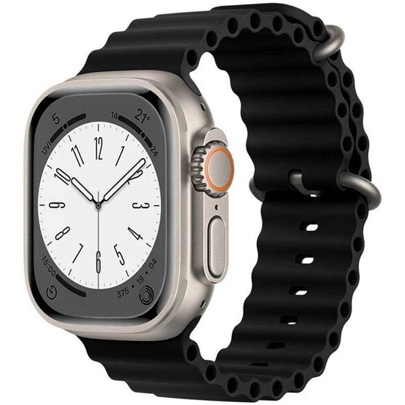 

Ремінець Hoco WA12 Original series Apple watch (42/44/45/49mm) (Black)