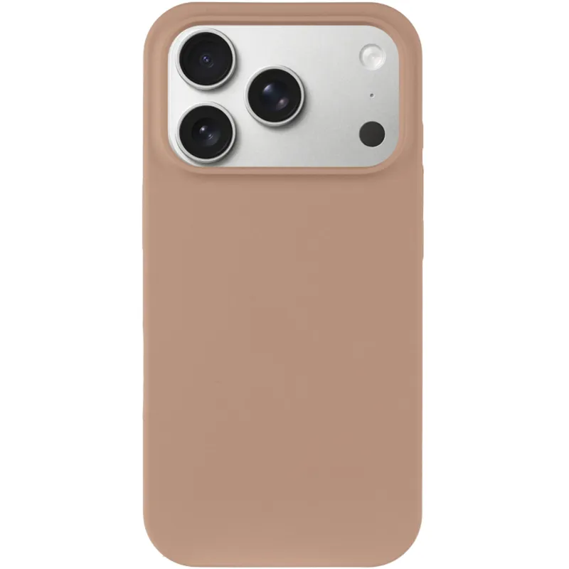 Чохол Silk (AA) NO LOGO with Magnetic Fit для Apple iPhone 17 Pro (6.3") – Бежевий / Desert Gold. Фото 3 з 6