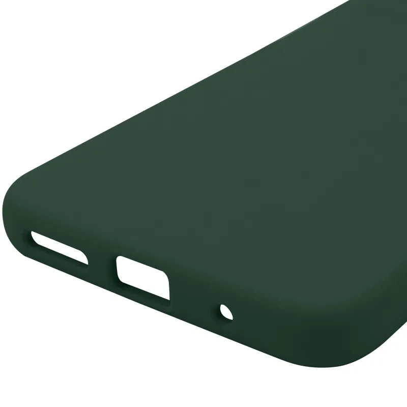 Чехол Silicone Case Lakshmi Premium з закритою камерою на Motorola Moto G15 4G – Зеленый / Cyprus Green. Фото 8 из 8