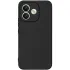 Кольоровий силіконовий чохол GETMAN із закритою камерою для Xiaomi Redmi Note 17 Pro – Чорний / Black. Фото 1 з 2