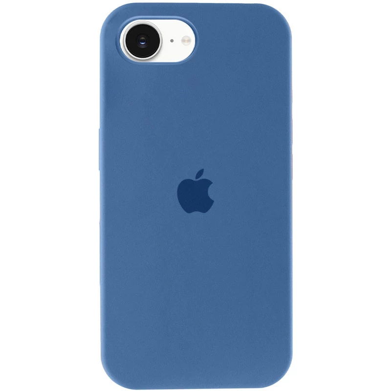 Чохол Silicone Case з закритим низом на Apple iPhone 17e (6.1") – Синій / Blue Jay. Фото 2 з 2