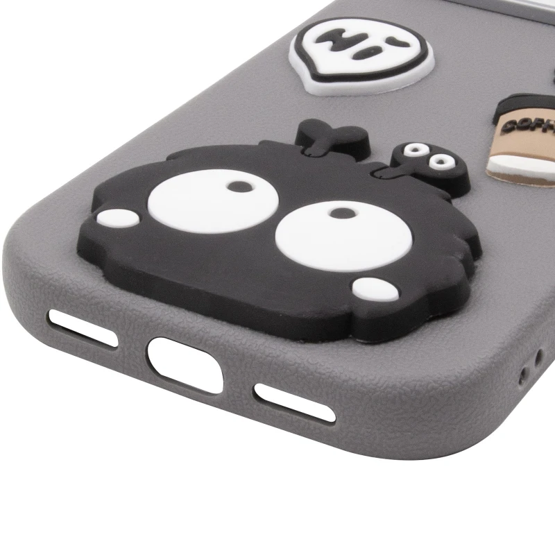 Чохол Labubu Toys для Apple iPhone 17 Pro (6.3") – Monster / Grey. Фото 6 з 6