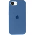 Чехол Silicone Case с закрытым низом для Apple iPhone 17e (6.1") – Синий / Blue Jay. Фото 2 из 2
