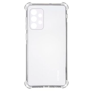 Ультратонкий силиконовый чехол GETMAN с крытыми бортами для Samsung Galaxy A32 (A326B) 5G фото 1 из 8