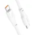 Дата кабель Hoco X93 Force Type-C to Type-C 60W (2m) – White. Фото 5 из 6