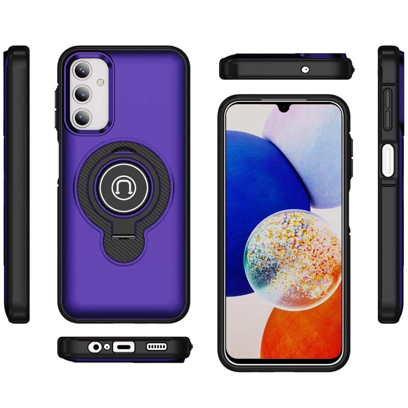 TPU+Textured PC Magnet для Samsung Galaxy A26 5G – Purple. Фото 3 з 4