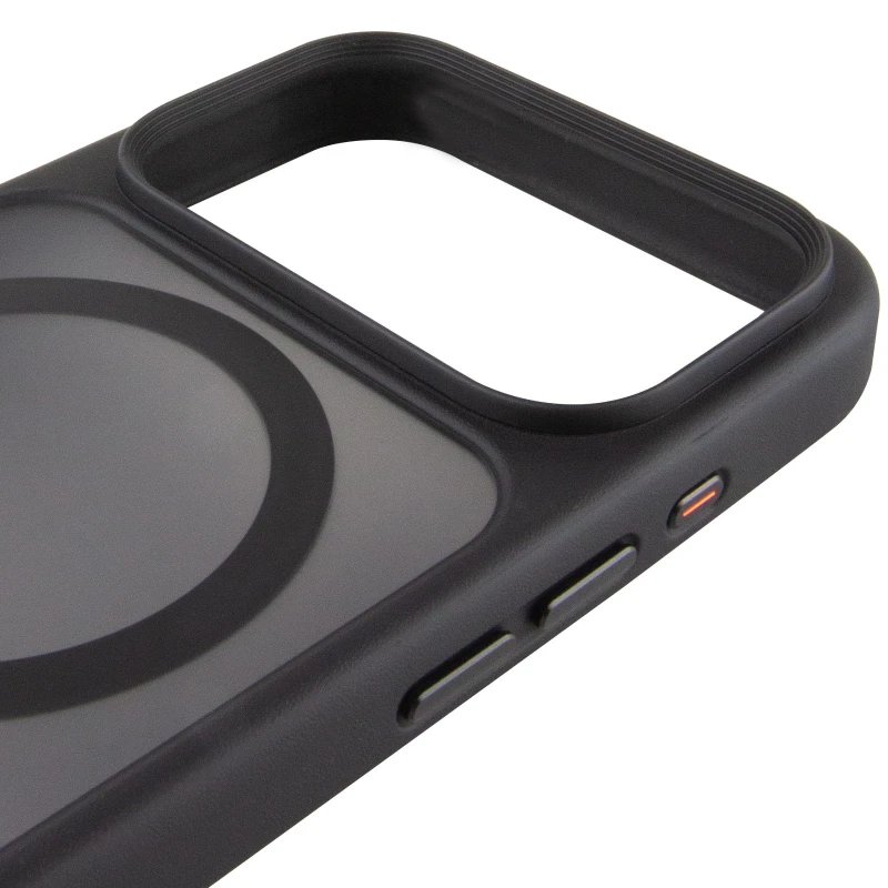 TPU+PC з металевими кнопками та MagSafe на Apple iPhone 17 Pro Max (6.9") – Чорний / Black. Фото 5 з 6