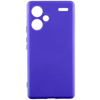 Чохол Silicone Case Lakshmi з закритою камерою на Xiaomi Redmi Note 13 Pro+ — Синій / Iris