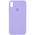 Чохол Silicone Case з закритим низом на Apple iPhone XR (6.1") – Бузковий / Dasheen. Фото 1 з 3