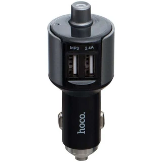 АЗУ FM-модулятор Hoco E19  (2USB 2.4А) фото 1 АЗУ FM-модулятор Hoco E19  (2USB 2.4А) фото 1 из 1