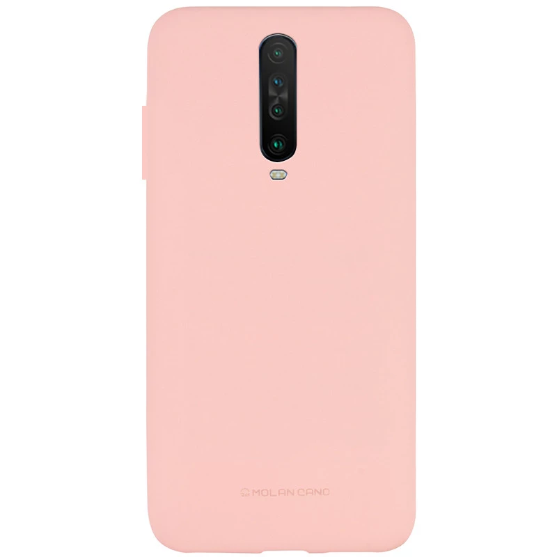 

Силиконовый чехол Molan Cano Smooth для Xiaomi Poco X2 (Розовый), Рожевий