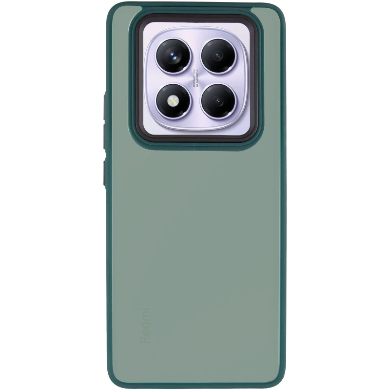 Чохол TPU+PC Lyon Frosted на Xiaomi Redmi Note 15 4G/5G (EU) – Green. Фото 3 з 5