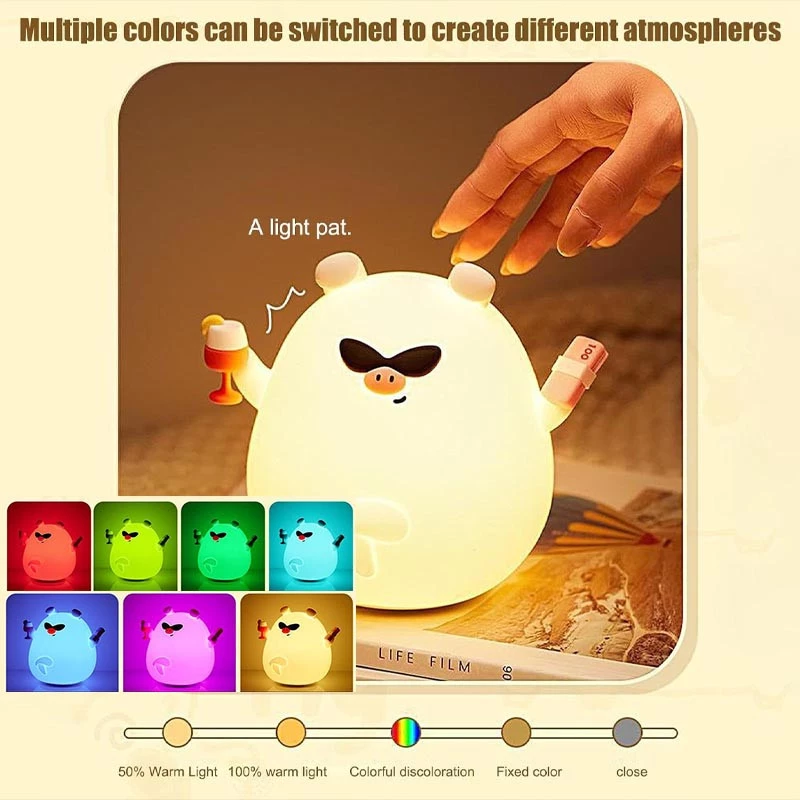 Нічник Peppa A32 1200 mAh – White. Фото 2 з 6