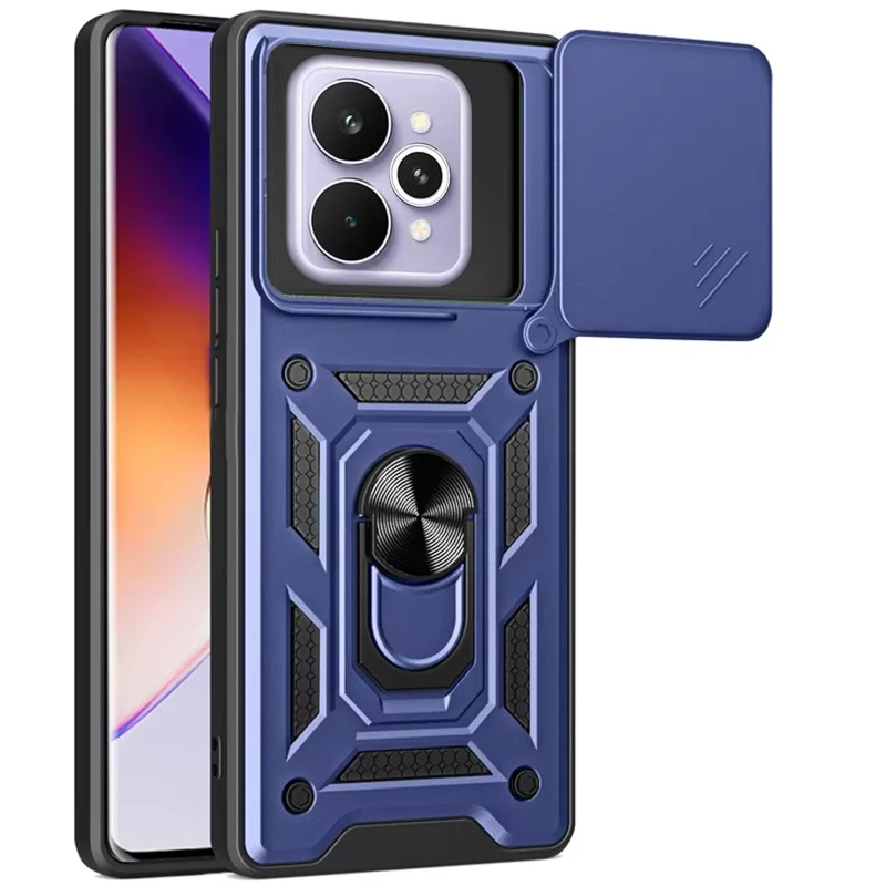 Протиударний чохол Serge Ring з захистом камери на Realme 15 – Синій. Фото 1 з 1
