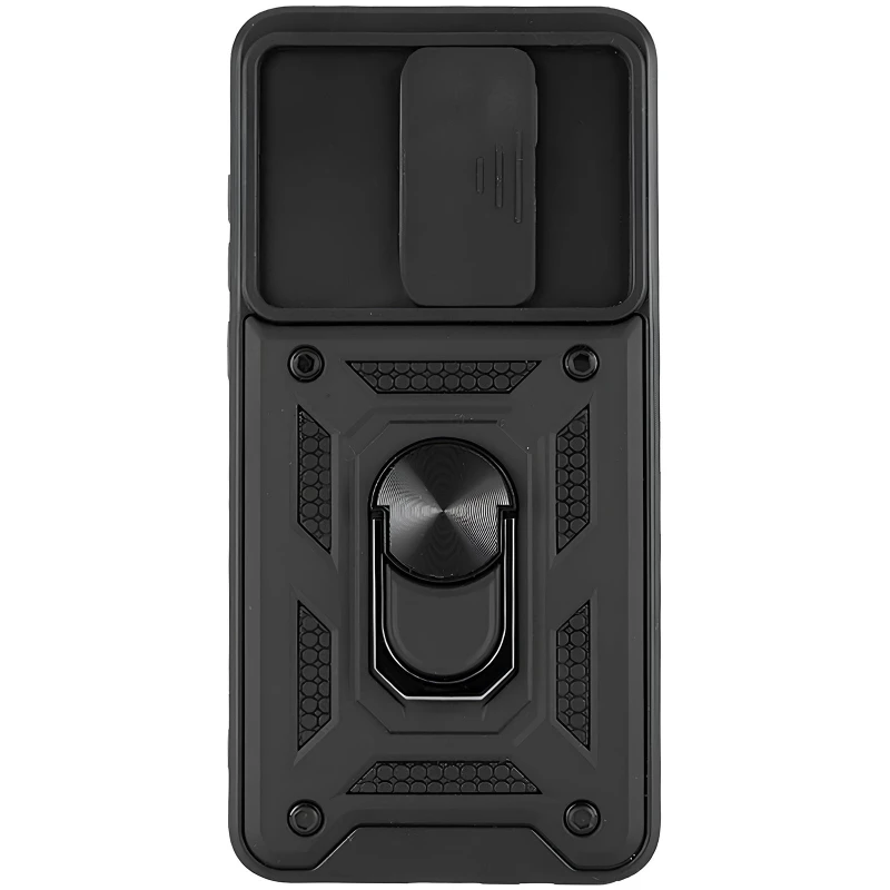 Удароміцний чохол Ummi Camshield Serge Ring (in box) для Xiaomi Redmi Note 8 Pro – Чорний / Black. Фото 2 з 3