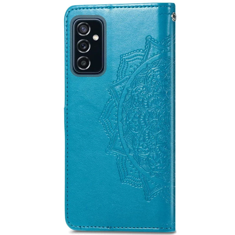 Шкіряний чохол-книжка Art Case з візитницею для Samsung Galaxy A34 5G – Синій. Фото 5 з 5