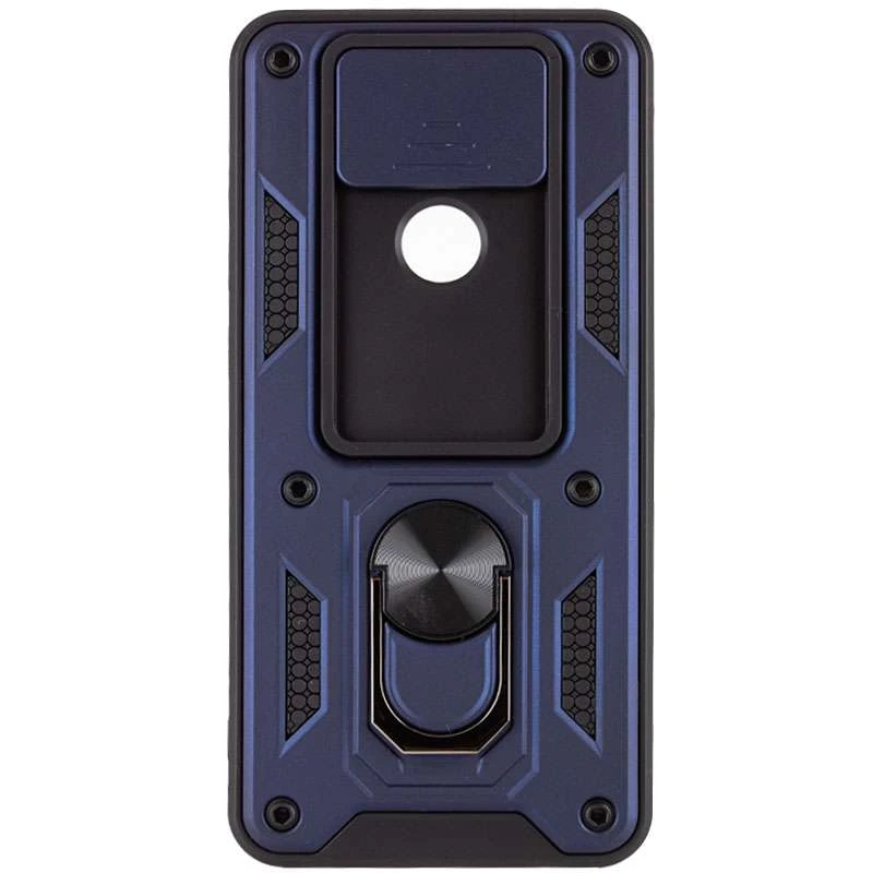 Протиударний чохол Serge Ring з захистом камери на Xiaomi Redmi Note 9 / Redmi 10X – Синій. Фото 3 з 5
