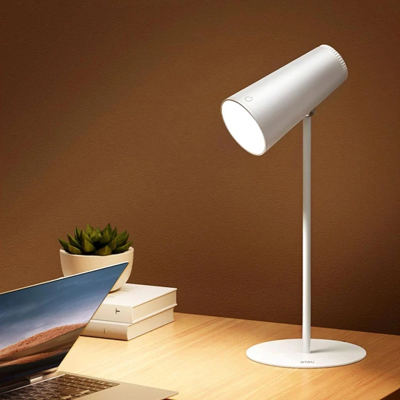 Настільна LED лампа WIWU Wi-D8 Desk Lamp 4 in1 Intelligent Magnetic Light – White. Фото 6 з 6