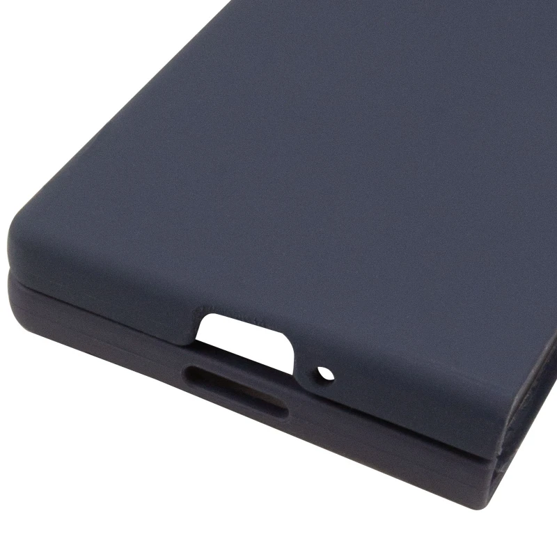 Чохол Foldables Silicone Cover Lakshmi (AAA) для Samsung Galaxy Z Fold5 – Темно-синій / Midnight blue. Фото 6 з 6