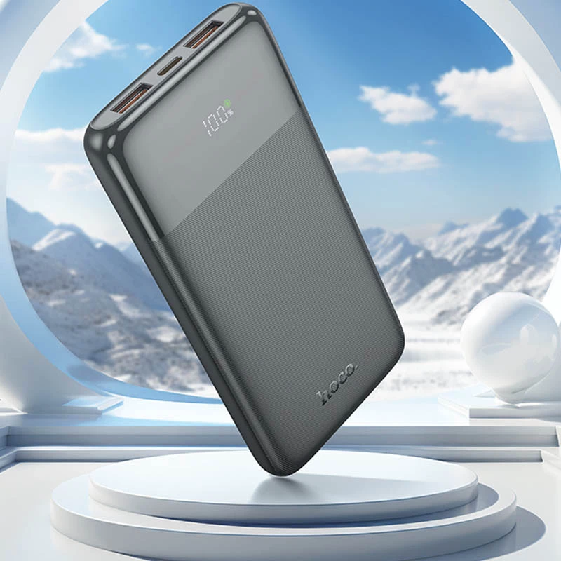 Портативное зарядное устройство Power Bank Hoco J121 Fast 22.5W+PD20W 10000 mAh – Black. Фото 2 из 4