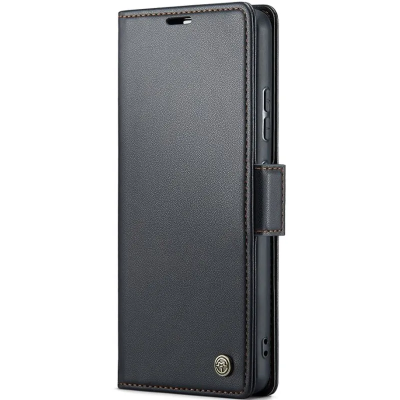 Шкіряний чохол-книжка CaseMe Nappa leather для Samsung Galaxy A26 5G – Black. Фото 1 з 6
