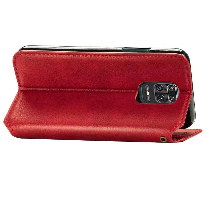 Чохол книжка GETMAN кубик для Xiaomi Redmi Note 9s / Note 9 Pro / Note 9 Pro Max – Червоний. Фото 2 з 7