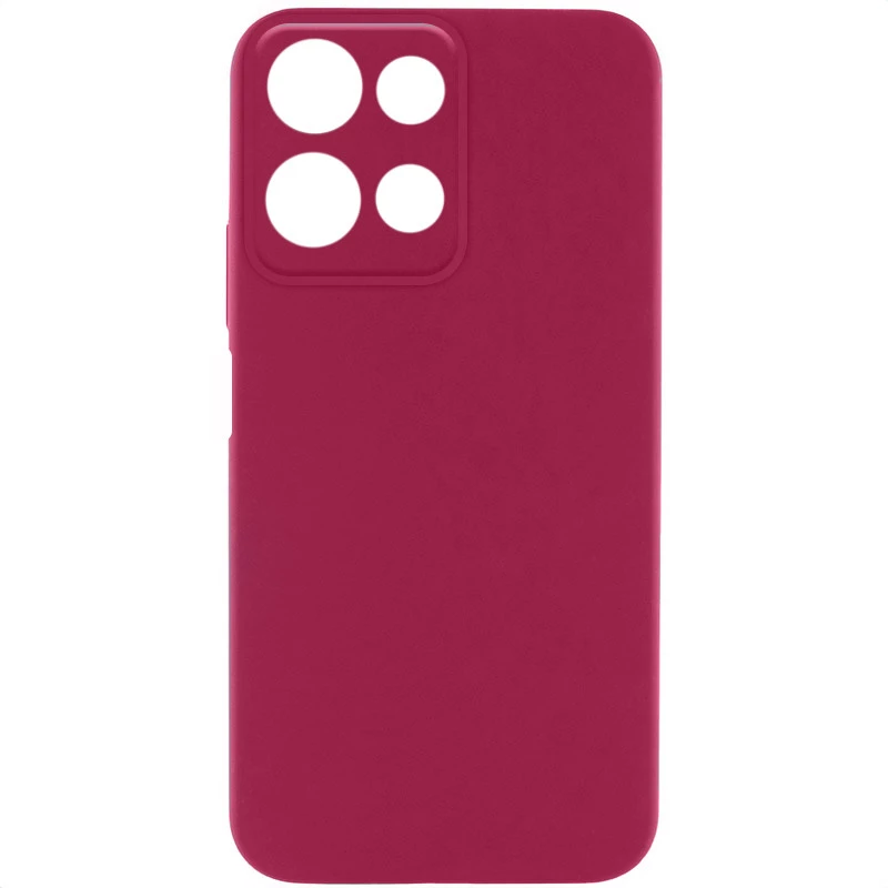 Чохол Silicone Case Lakshmi Plus з закритою камерою на Motorola Edge 60 Pro – Бордовий / Marsala. Фото 1 з 1