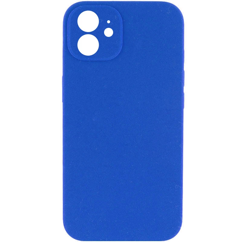 Чохол Silk Full Camera Protective (AA) NO LOGO для Apple iPhone 12 (6.1") – Синій / Capri Blue. Фото 1 з 1