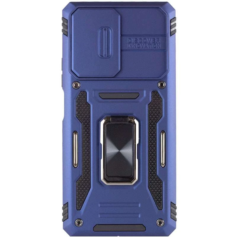 Ударостійкий чохол Square Ring зi шторкою на камеру на Xiaomi 11T / 11T Pro – Синій / Navy. Фото 3 з 7