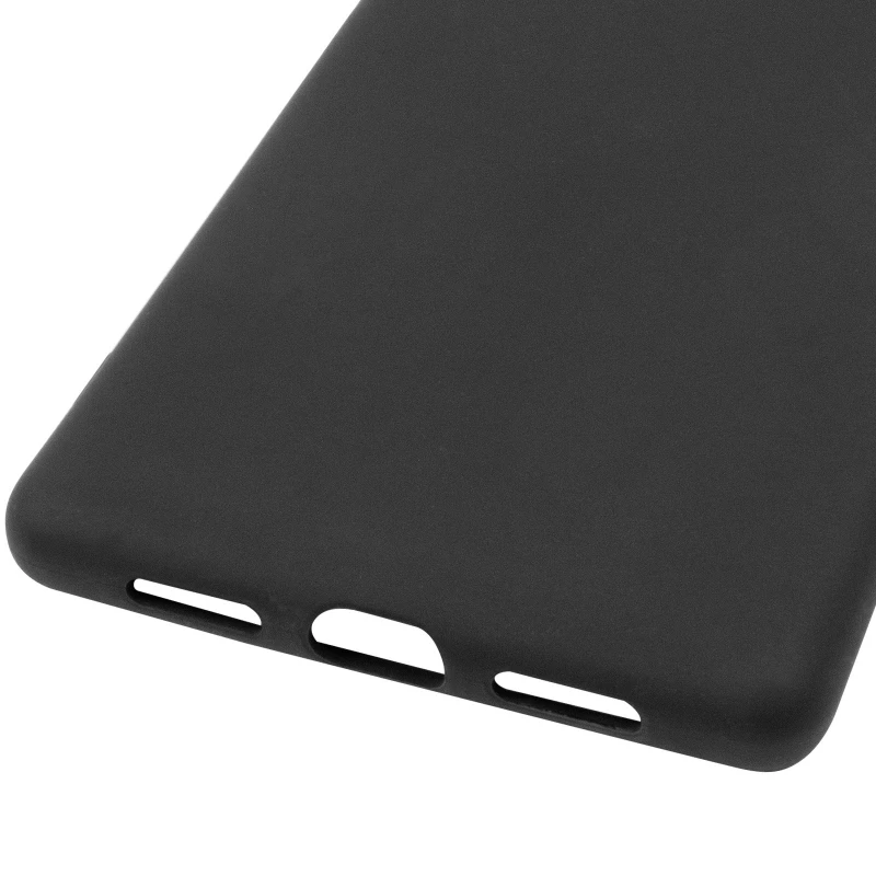 Чёрный силиконовый чехол Epik с защитой камеры для Google Pixel 6 Pro – Черный. Фото 6 из 7