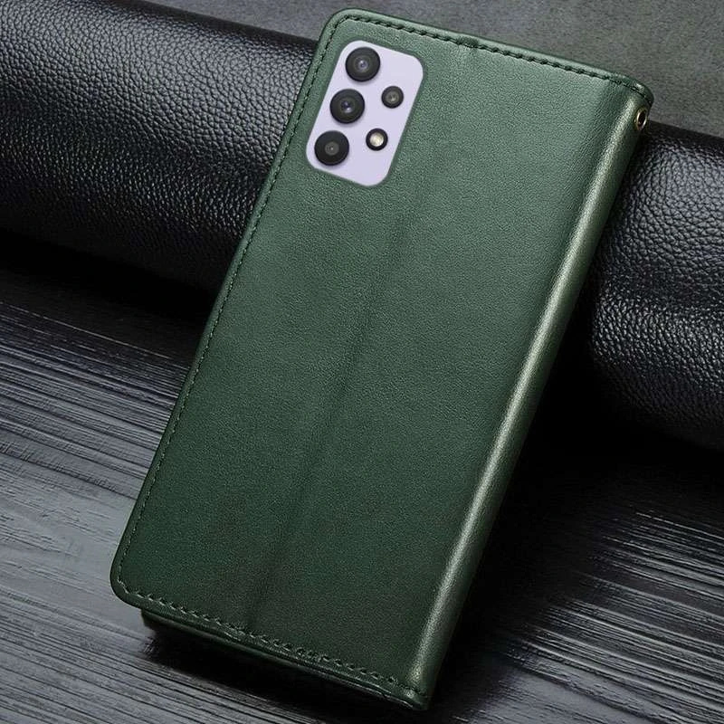 Чохол-книжка GETMAN Gallant  на Samsung Galaxy A32 (A325F) 4G – Зелений. Фото 6 з 6
