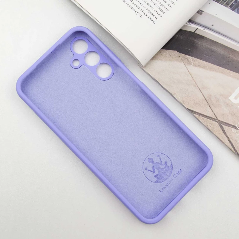 Чохол Silicone Case Lakshmi Premium L з закритою камерою на Samsung Galaxy S24 – Бузковий / Dasheen. Фото 6 з 12