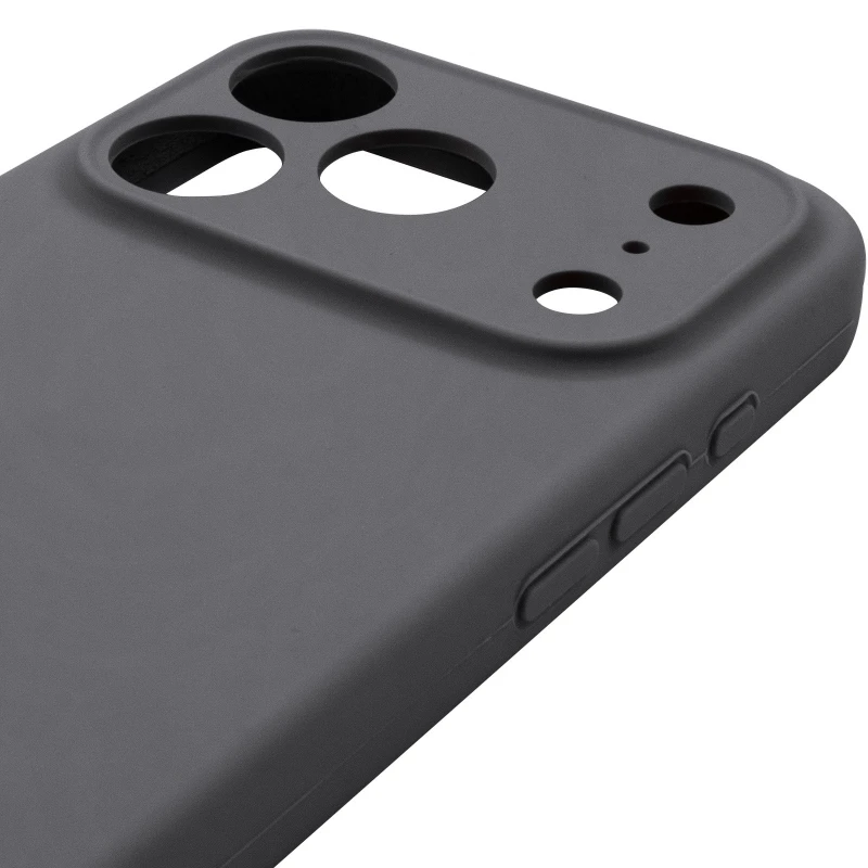 Чехол Silk Full Camera Protective (AA) NO LOGO для Apple iPhone 17 Pro (6.3") – Серый / Dark Gray. Фото 7 из 9