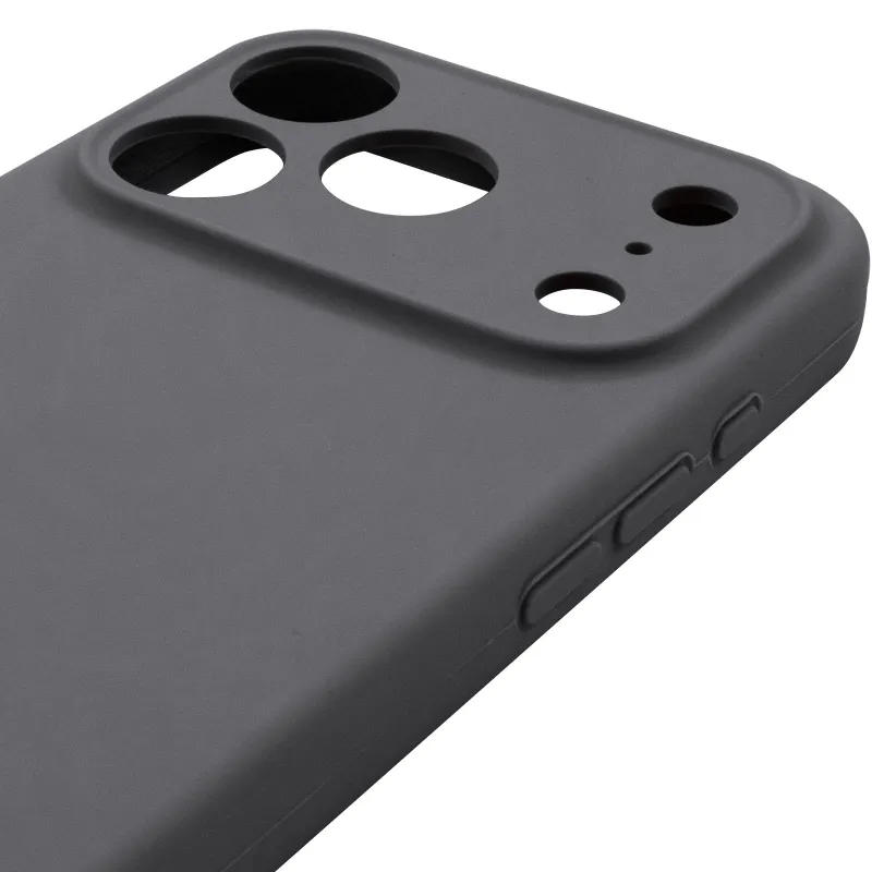 Чехол Silk Full Camera Protective (AA) NO LOGO для Apple iPhone 17 Pro Max (6.9") – Серый / Dark Gray. Фото 4 из 5