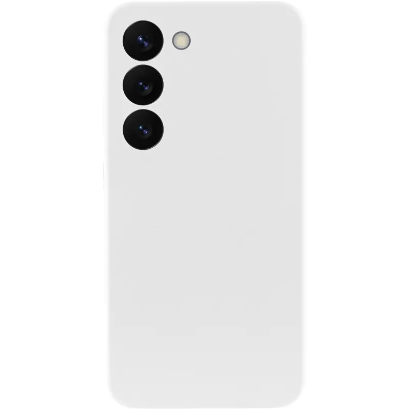 Чохол Silicone Case Lakshmi Premium із закритою камерою для Samsung Galaxy S23 – Білий / White. Фото 3 з 4