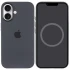 Силиконовый чехол ААА with Magsafe connection для Apple iPhone 16 Plus – Black. Фото 3 из 7
